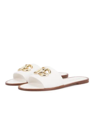 Dolce&Gabbana Кожаные мюли - Артикул: CQ0619-AW576