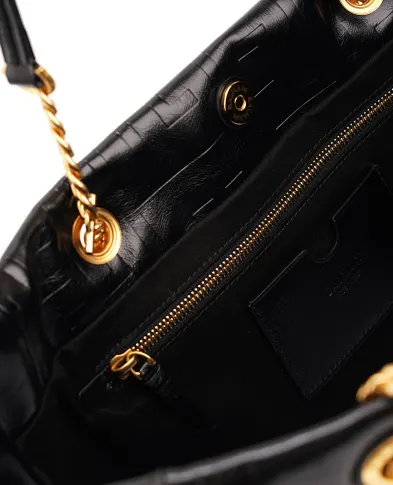 Balmain Кожаная сумка 1945 Soft Cabas - Артикул: DN1FF827LETF