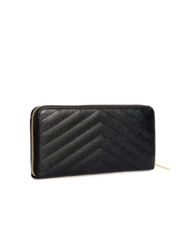 Saint Laurent Кожаный кошелек Мonogram - Артикул: 358094-BOW01-