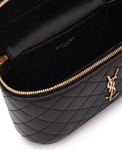 Saint Laurent Кожаная сумка Gaby - Артикул: 766731-1EL07