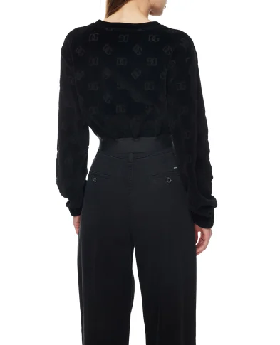 Dolce&Gabbana Велюровый топ - Артикул: F9O83T-FJ7DL