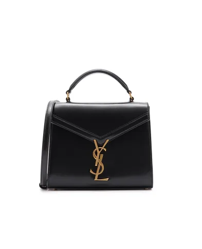 Saint Laurent Кожаная сумка Cassandra Mini - Артикул: 623930-0SX0W