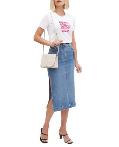 Dolce&Gabbana Шкіряна сумка DG Logo Small - Артикул: BB7287-AW576