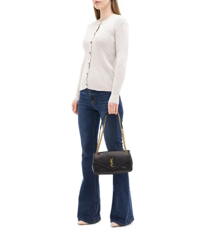 Saint Laurent Кожаная сумка Calipso - Артикул: 734153-AACQO