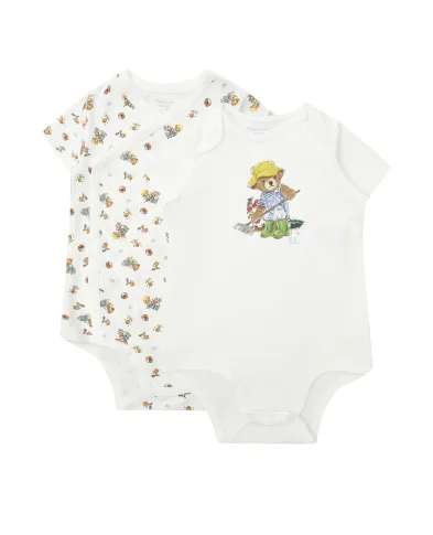 Polo Ralph Lauren Дитячий боді Polo Bear (2 шт) - Артикул: 320900369001