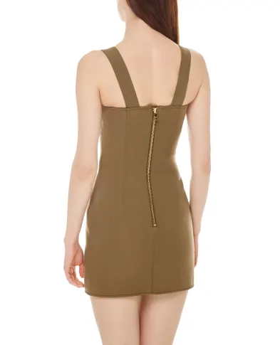 Balmain Шерстяное платье - Артикул: XF1R5390WB05