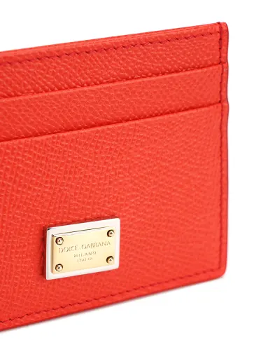 Dolce&Gabbana Кожаная визитница - Артикул: BI0330-A1001