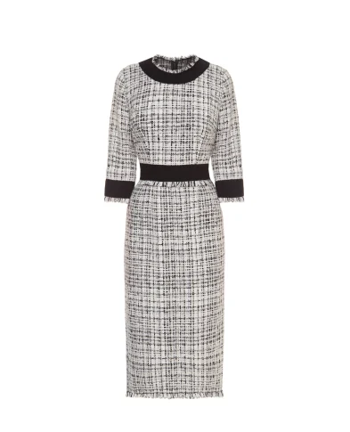 Dolce&Gabbana Твидовое платье - Артикул: F6J0KT-FMMFT
