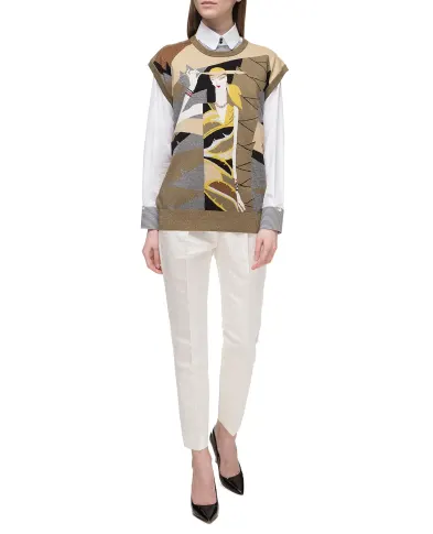 Dolce&Gabbana Шелковые брюки - Артикул: FTAM2T-FU1CJ