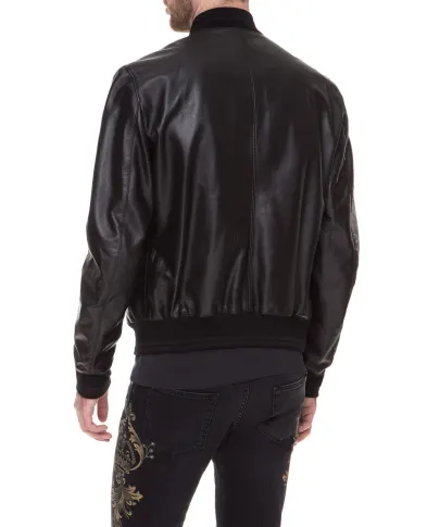 Dolce&Gabbana Кожаный бомбер - Артикул: G9PB9L-FUL89