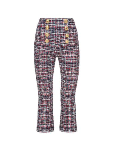 Balmain Твидовые брюки - Артикул: RF25137C049