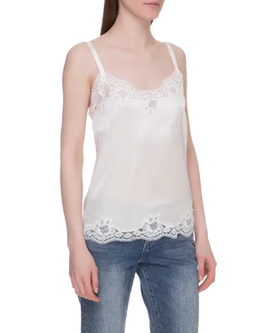 Dolce&Gabbana Шелковый топ - Артикул: O7A00T-FUAD8