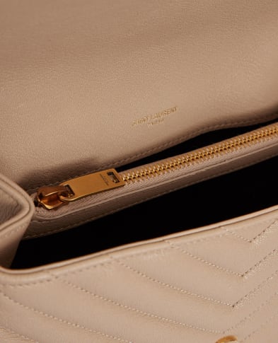 Saint Laurent Кожаная сумка College Medium - Артикул: 600279-BRM07