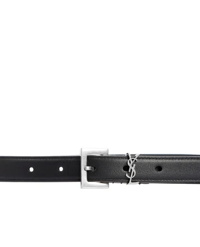 Saint Laurent Кожаный ремень - Артикул: 554465-BOO0E
