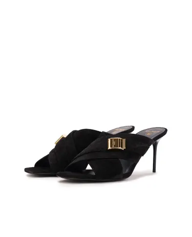Balmain Мюли Uma - Артикул: CN1UR978LCMK