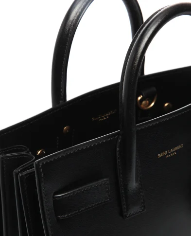 Saint Laurent Кожаная сумка Sac De Jour Nano - Артикул: 392035-02G9W