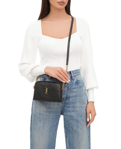 Saint Laurent Шкіряна сумка Gaby Mini - Артикул: 733667-1EL07