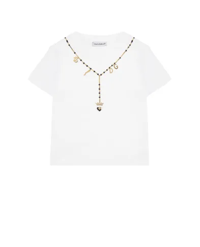 Dolce&Gabbana Детская футболка - Артикул: L2JTAZ-G7VWF
