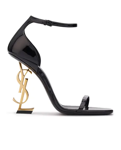Saint Laurent Кожаные босоножки Opyum - Артикул: 557662-1TV1A