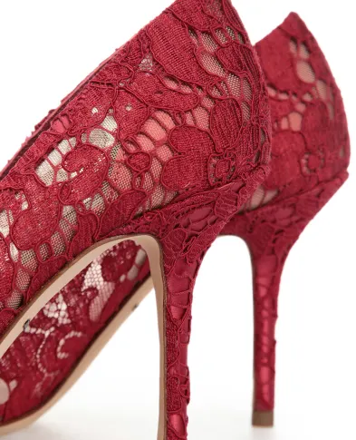Dolce&Gabbana Кружевные лодочки Rainbow Lace - Артикул: CD0101-AL198