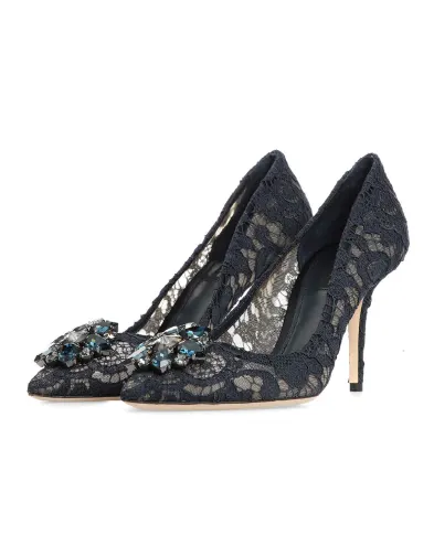 Dolce&Gabbana Кружевные лодочки Rainbow Lace - Артикул: CD0101-AL198