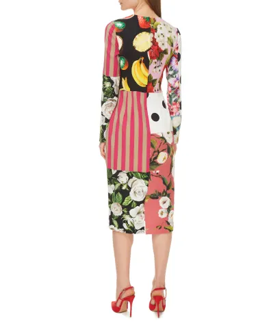 Dolce&Gabbana Шелковое платье - Артикул: F6K8AT-GDX86