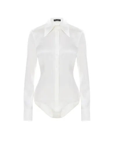 Dolce&Gabbana Шелковое боди - Артикул: F775BT-FURAG