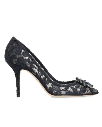 Dolce&Gabbana Кружевные лодочки Rainbow Lace - Артикул: CD0101-AL198
