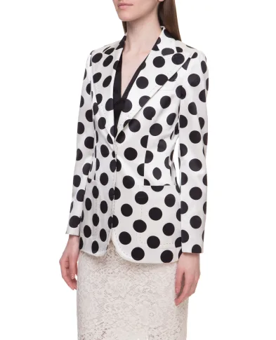 Dolce&Gabbana Шелковый блейзер - Артикул: F29BOT-HS1XO