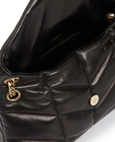 Saint Laurent Кожаная сумка Loulou Puffer Small - Артикул: 577476-1EL07-