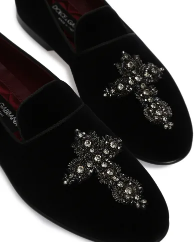 Dolce&Gabbana Бархатные слиперы Fashion - Артикул: A50312-AU488