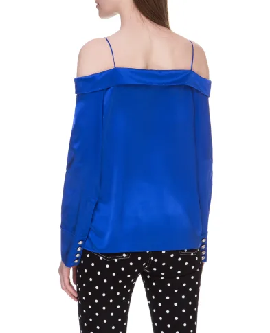 Balmain Шелковая блуза - Артикул: TF02676111S