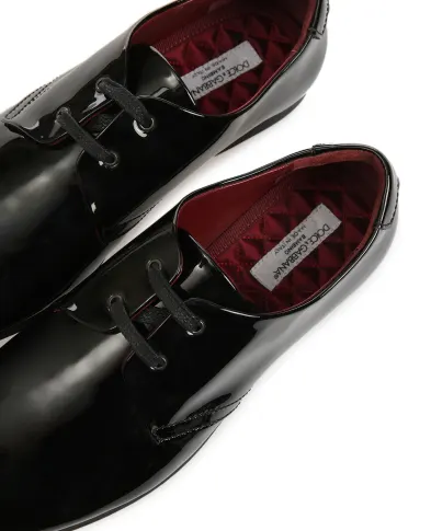 Dolce&Gabbana Детские лаковые дерби - Артикул: DA0250-A1328-M