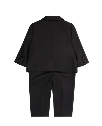 Dolce&Gabbana Детский шерстяной костюм (пиджак, брюки) - Артикул: L11U09-FUBBG