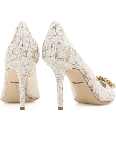 Dolce&Gabbana Кружевные лодочки Rainbow Lace - Артикул: CD0101-AL198