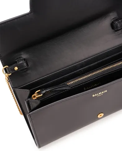 Balmain Кожаная сумка B-Buzz Wallet - Артикул: DN1ON197LAVE