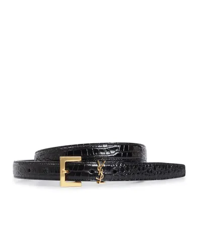 Saint Laurent Кожаный ремень - Артикул: 554465-DND0J