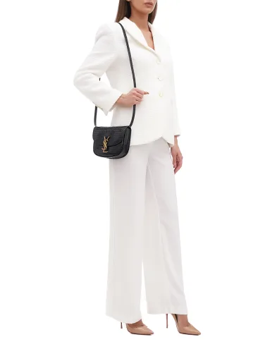 Saint Laurent Кожаная сумка Kaia Small - Артикул: 619740-DND0W