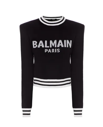 Balmain Вовняний светр - Артикул: XF1KA000KB01