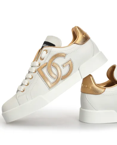 Dolce&Gabbana Кожаные сникеры Portofino - Артикул: CK1545-AD780
