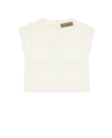 Dolce&Gabbana Детский шелковый топ - Артикул: L54S03-G7RZG-S