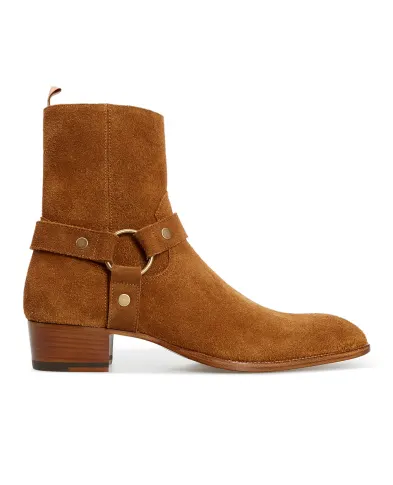Saint Laurent Замшевые ботинки - Артикул: 443190-BPN00