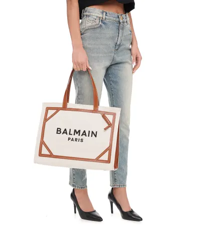 Balmain Сумка B-Army Shopper Medium - Артикул: CN1FF810TDCS