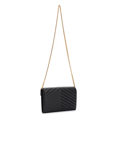 Saint Laurent Кожанная сумка Cassandre Chain Wallet - Артикул: 377828-AAA44