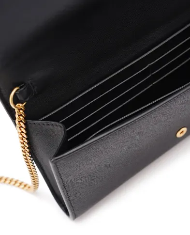 Balmain Кожаная сумка Emblème - Артикул: DN1ON225LGSR
