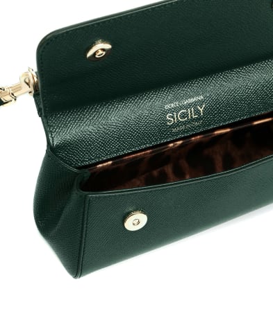 Dolce&Gabbana Кожаная сумка Sicily Small - Артикул: BB7116-A1001