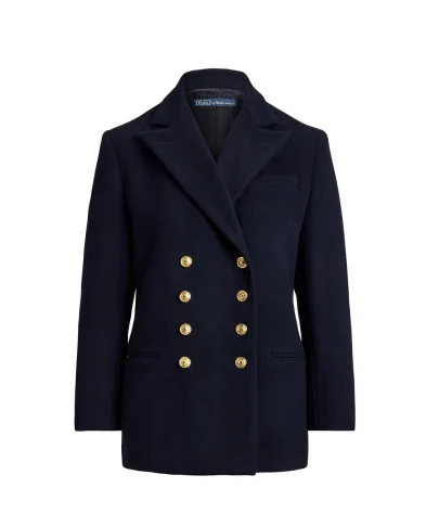Polo Ralph Lauren Двобортний вовняний блейзер Melton - Артикул: 211971388001