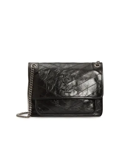 Saint Laurent Кожаная сумка Niki Medium - Артикул: 633158-0EN04-