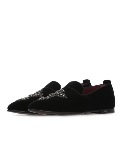 Dolce&Gabbana Бархатные слиперы Fashion - Артикул: A50312-AU488
