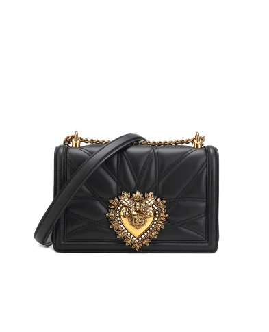 Dolce&Gabbana Кожаная сумка Devotion Medium - Артикул: BB7158-AW437